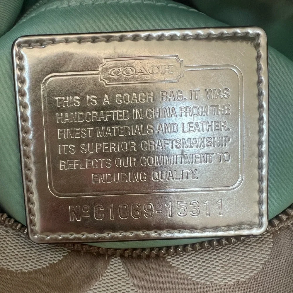 💜Coach Poppy Multicolor Signature Hobo Bag - Picture 16 of 16